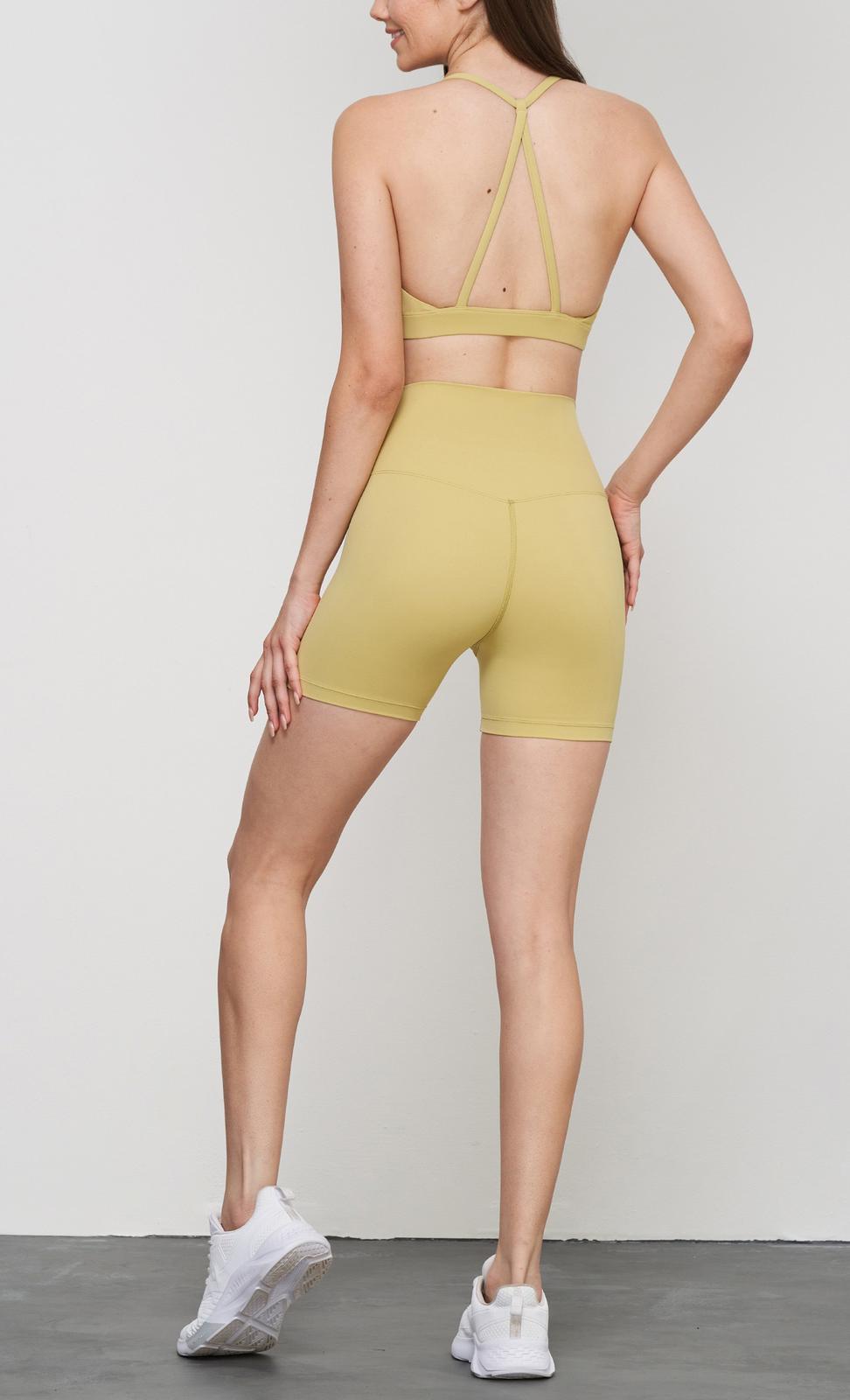 เสื้อยิมสายเล็ก V-Back หลังเปิดสวย ใส่สบายทุกเซสชั่น | V-Back Gym Bra WX1411