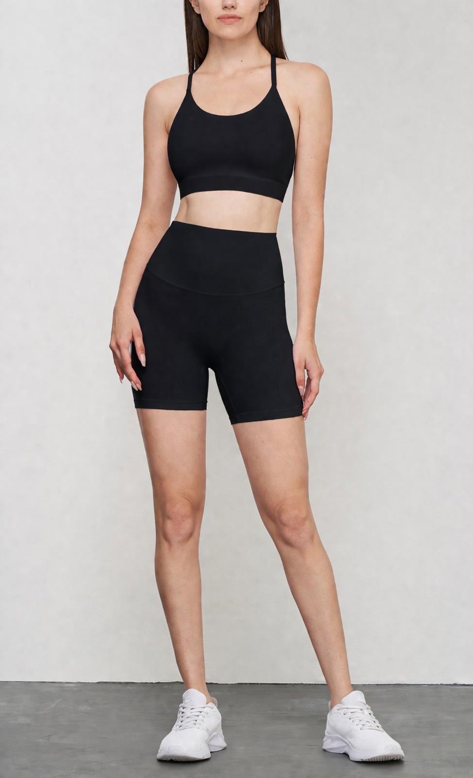 เสื้อยิมสายเล็ก V-Back หลังเปิดสวย ใส่สบายทุกเซสชั่น | V-Back Gym Bra WX1411