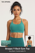 Strappy Y-Back Gym Top
