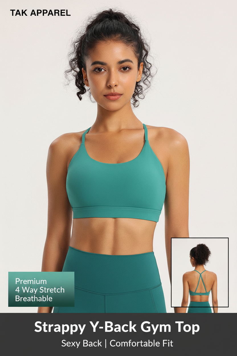 Strappy Y-Back Gym Top