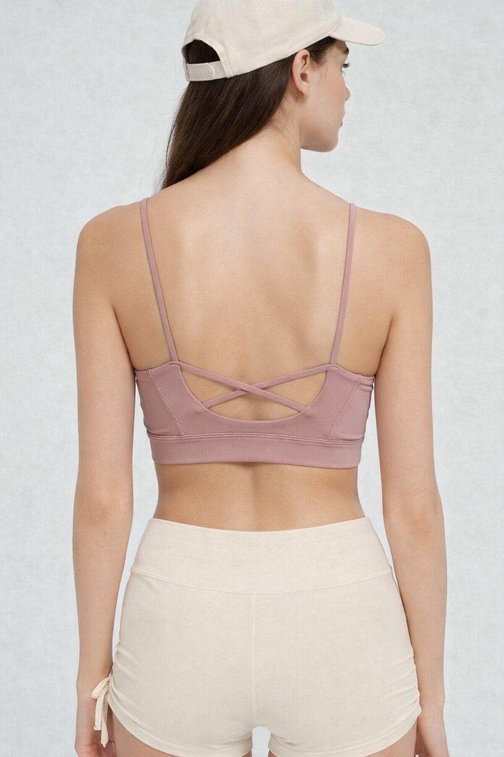 เสื้อยิมสาย X หน้า-หลัง | Double X-Back Gym Top X1247 — สวย สะดุดตาทุกมุม